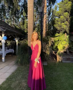 Aje Solstice Strappy Ring Midi Dress Fuschia Pink Size AU 6 for rent on The Volte - image 3