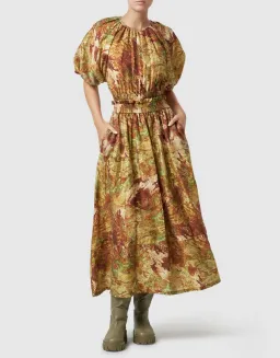 Ministry Of Style Re-Rooted Maxi Dress Brown Size AU 14 for rent on The Volte - image 5