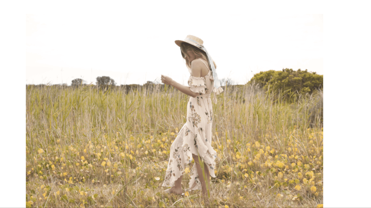 We Are Kindred Country Field Maxi Dress Floral Size 6 - Image 2