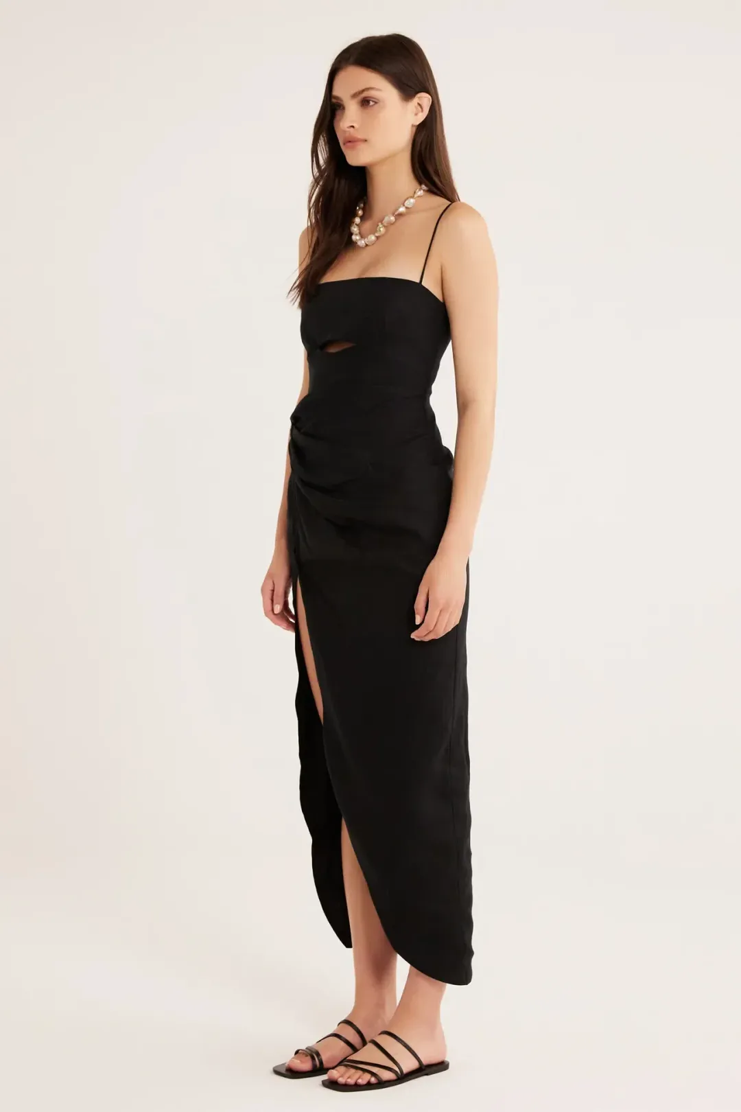 Rumer The Label Bronte Maxi Dress in Black Size S / Au 8 for rent on The Volte - main image