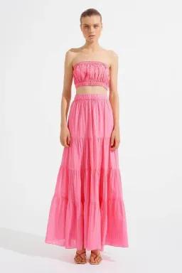 Steele - Estella Crop & Casper Skirt Set - Musk - Size 8 for rent on The Volte - image 1