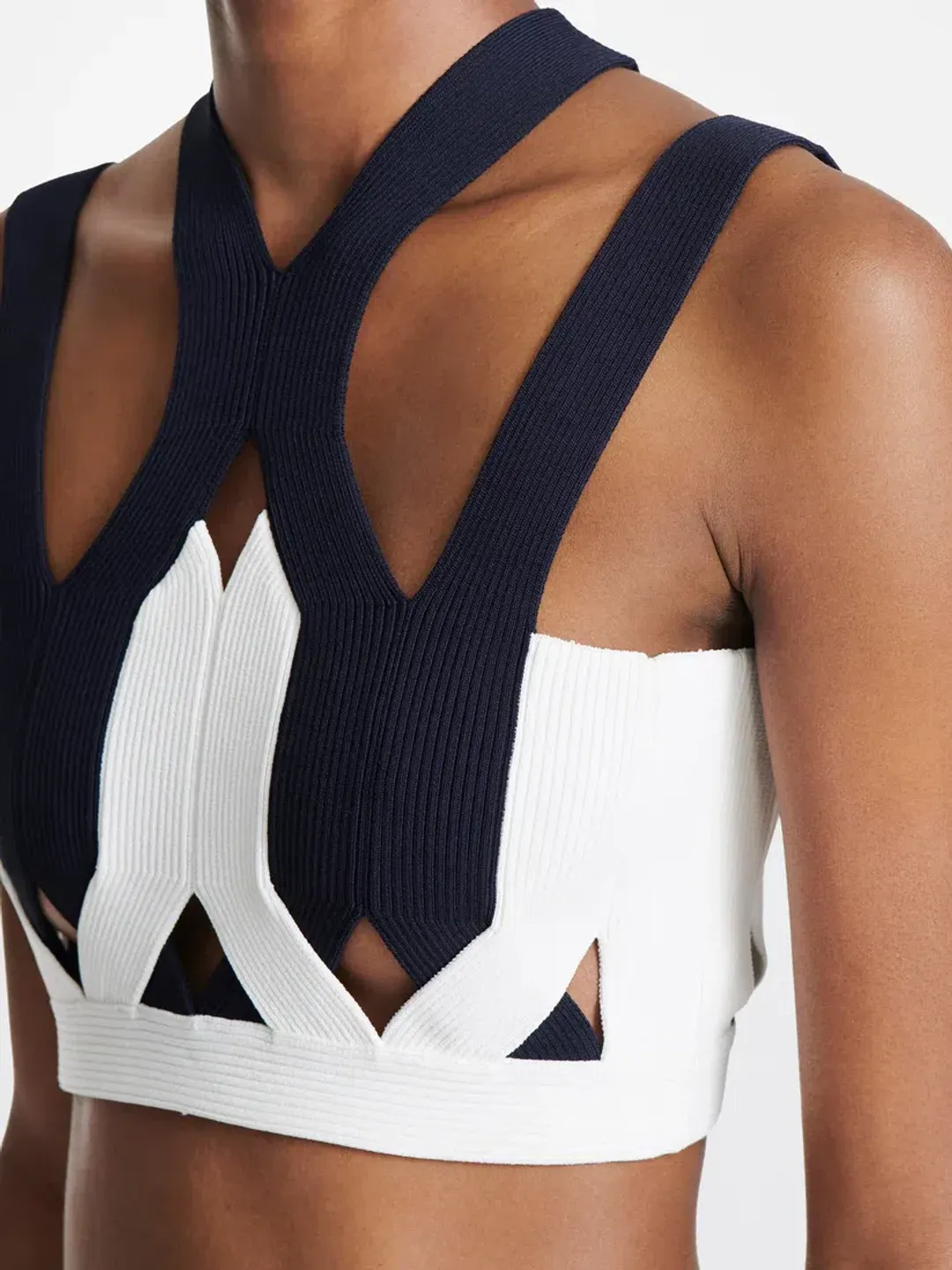 Dion Lee 2-tone Fork Rib Bra Size XS/AU 8 for rent on The Volte - main image