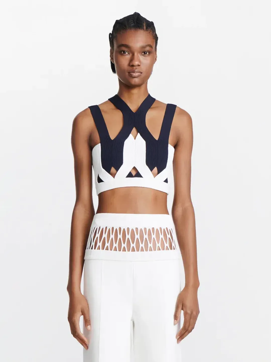 Dion Lee 2-tone Fork Rib Bra Size XS/AU 8 for rent on The Volte - main image