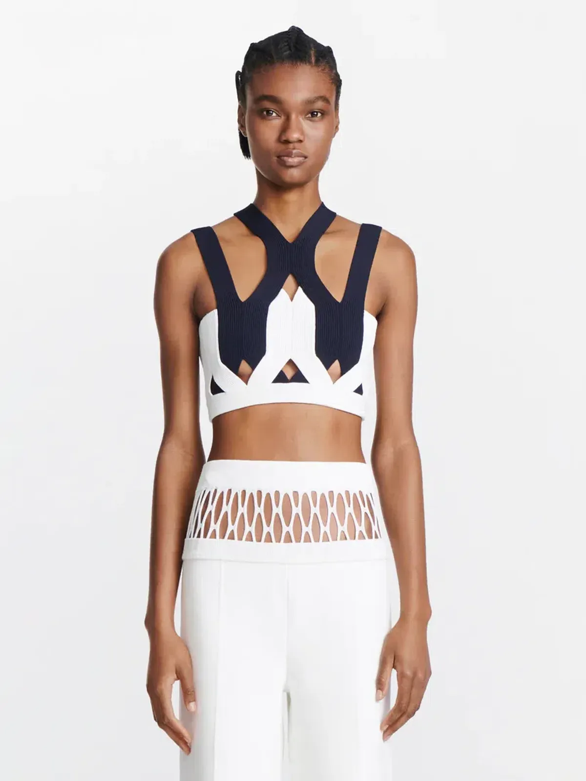 Dion Lee 2-tone Fork Rib Bra Size XS/AU 8 for rent on The Volte - main image