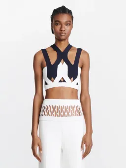 Dion Lee 2-tone Fork Rib Bra Size XS/AU 8 for rent on The Volte - image 1