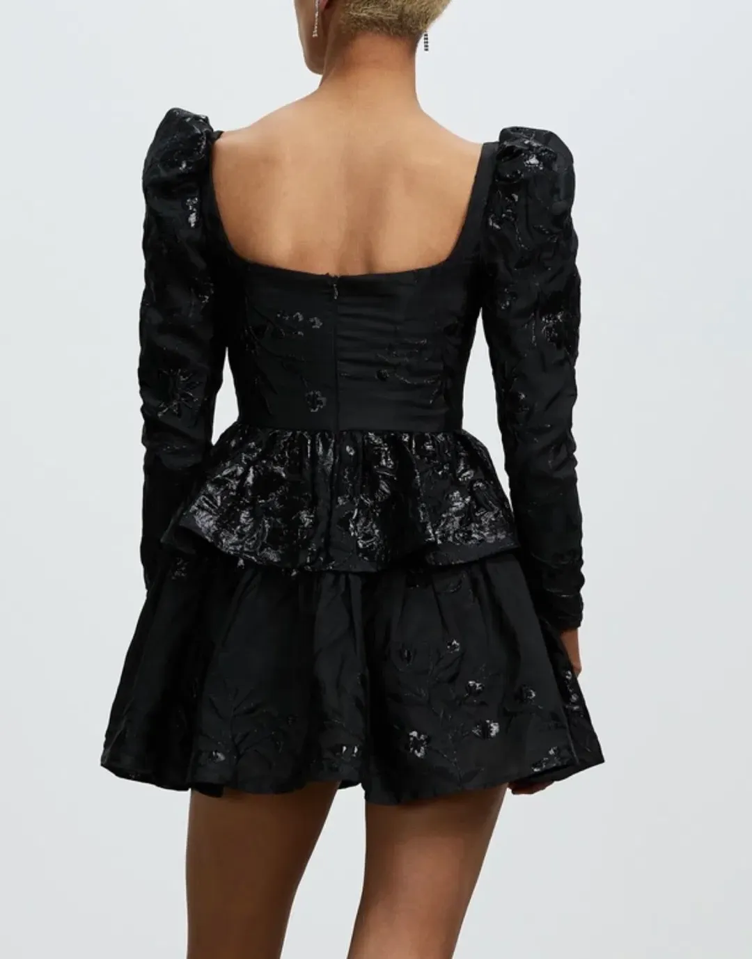 Nicola Finetti Lolly Dress in Black Size 6 for rent on The Volte - main image