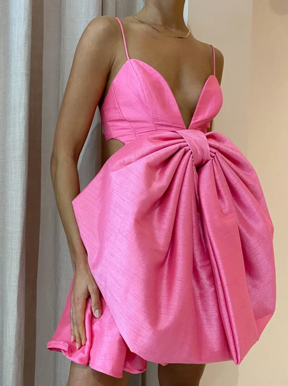 Helen O’Connor Valentine Dress in Flamingo Size 6 - Image 1