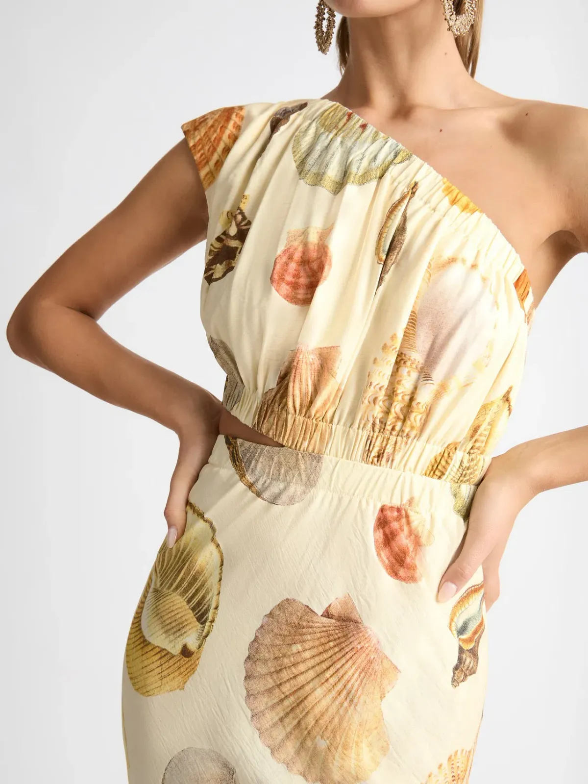 Sheike Sea Shore Dress Print Size 10 - Image 3