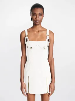 Dion Lee Fan Lace Mini Dress In White Size 8 for rent on The Volte - image 2