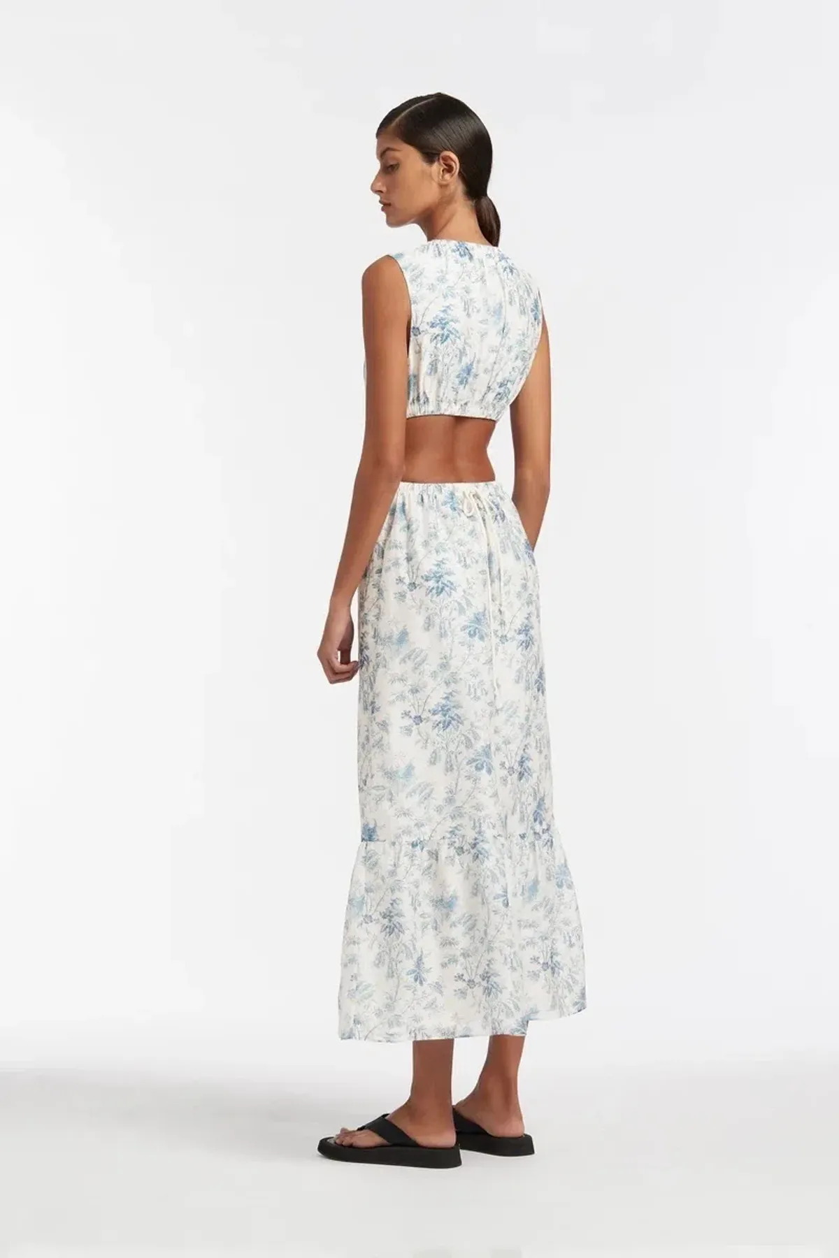 Sir the label Clementine Cut Out Dress Floral Size 8 - Image 2