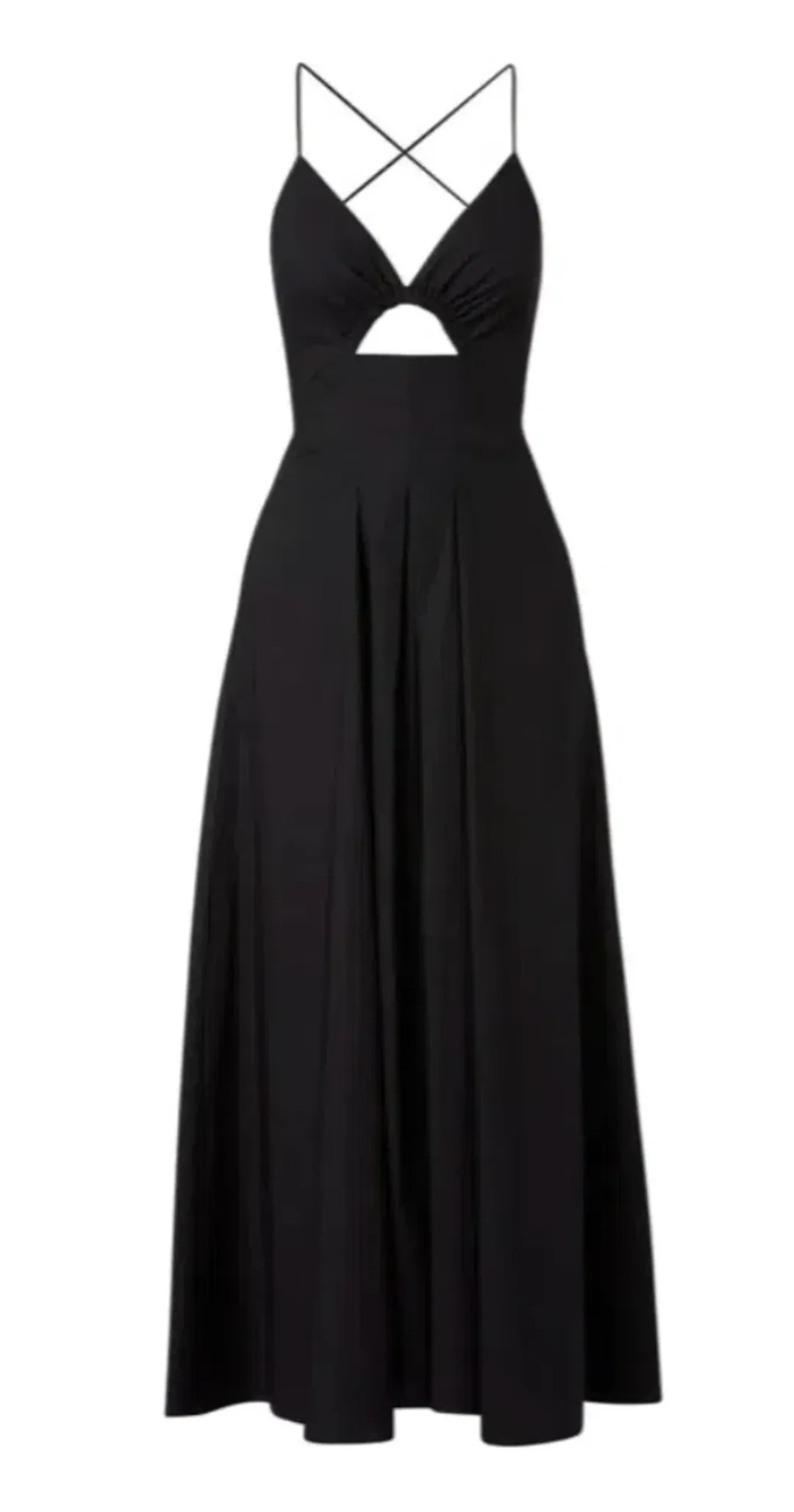 Scanlan Theodore Cotton Strappy Dress Navy Size AU 8 for rent on The Volte - main image
