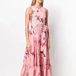 La DoubleJ Pellicano American-Print Cotton-poplin Maxi Dress Size L / AU 12 for rent on The Volte - image 1