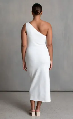 Bec & Bridge Be Mine Asym Midi Dress Ivory Size 10 / M for rent on The Volte - image 3