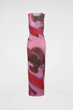 Scanlan and Theodore Italian Watercolour Print Dress Size 6 for rent on The Volte - image 3