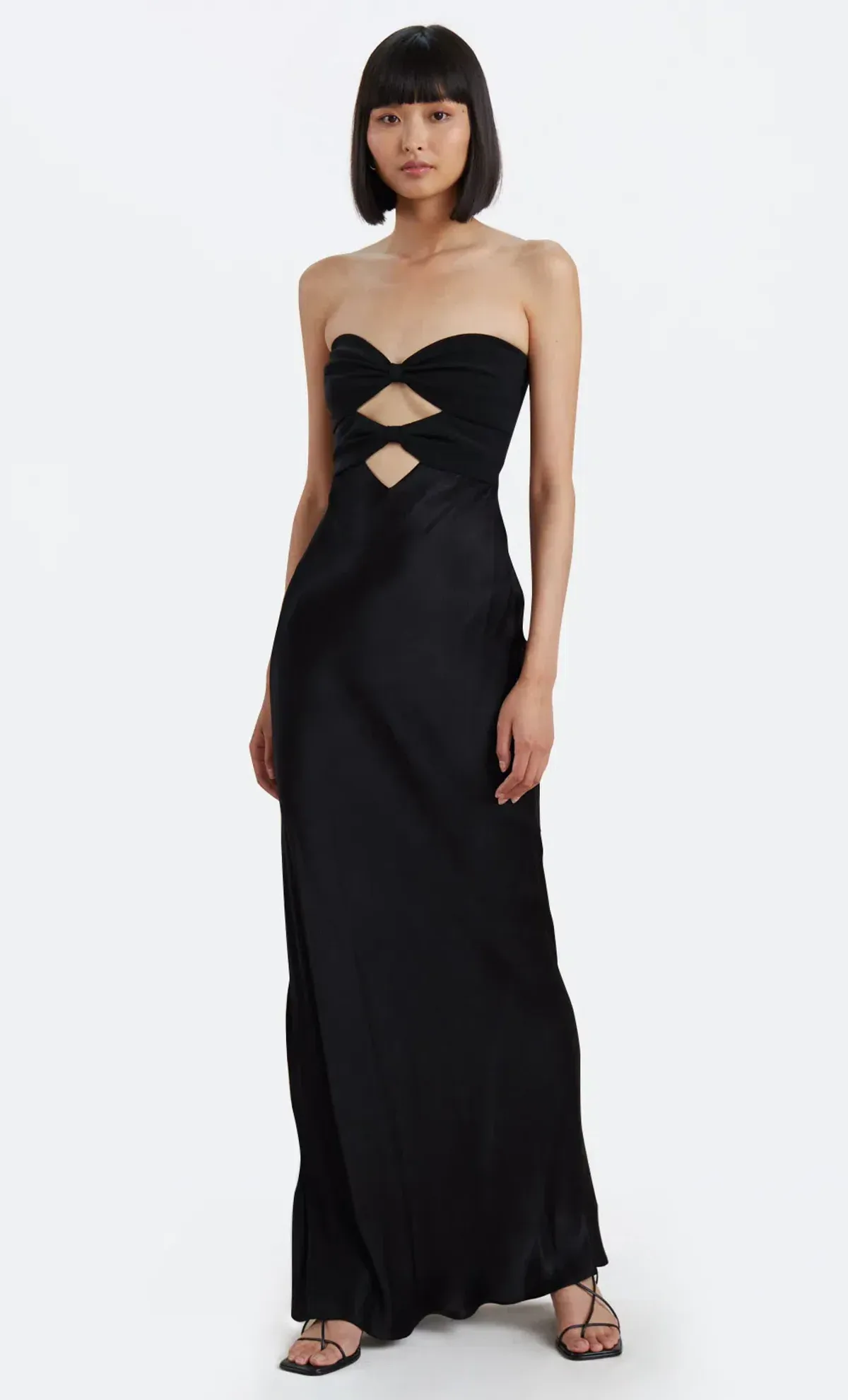 Bec & Bridge Halle Strapless Dress Black Size AU 10 - Image 3