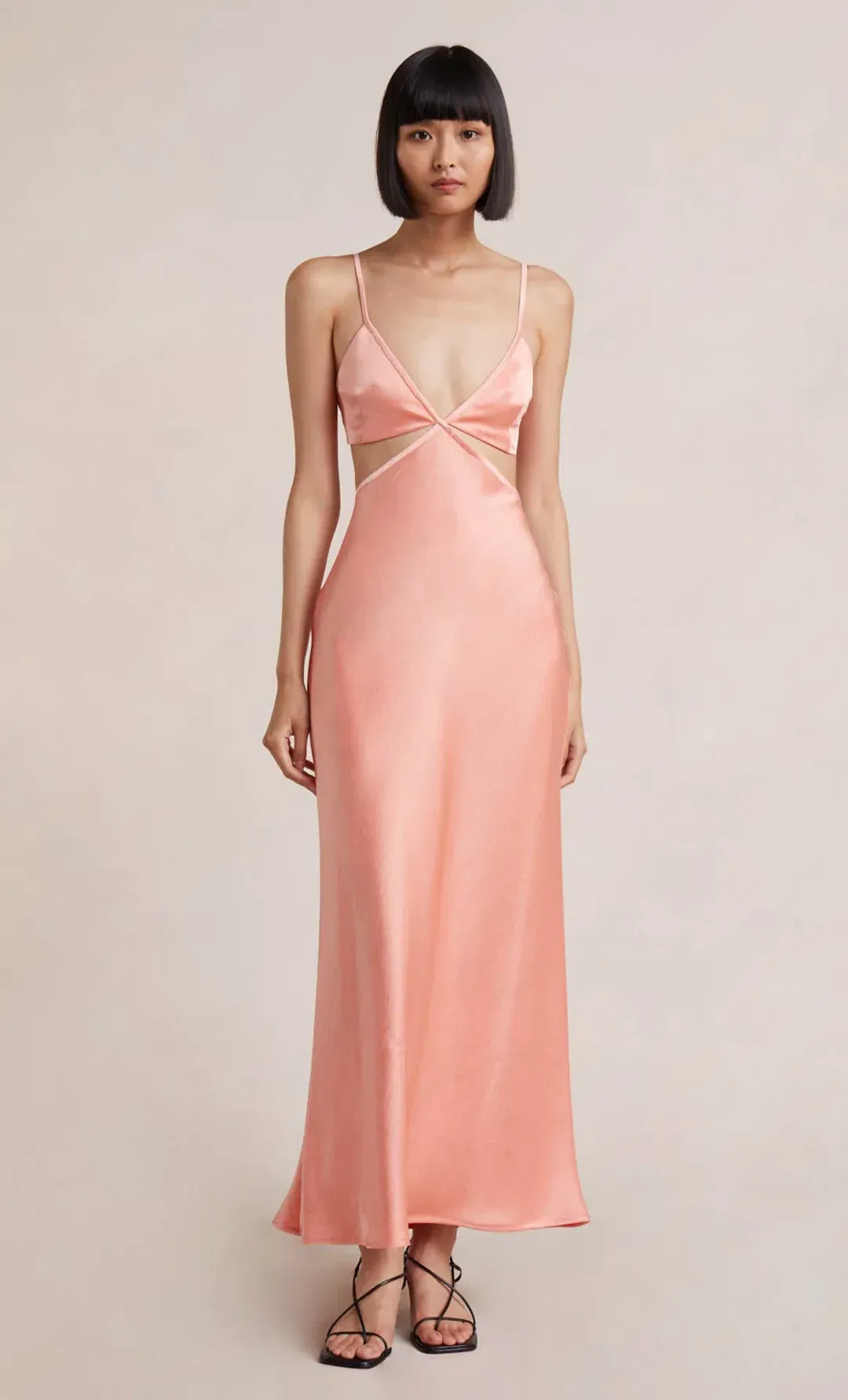 Bec & Bridge Veronique Dress Coral Size AU 8 for rent on The Volte - main image