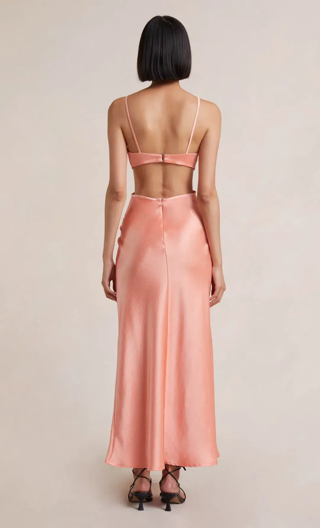 Bec & Bridge Veronique Dress Coral Size AU 8 for rent on The Volte - main image