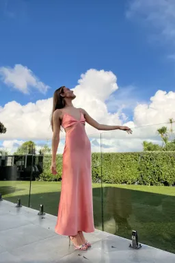 Bec & Bridge Veronique Dress Coral Size AU 8 for rent on The Volte - image 6