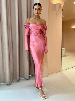 Issy Sereia Dress in Pink Size AU 10 for rent on The Volte - image 1