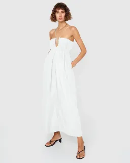 Suboo Rosanna Strappy Maxi Dress White Size M / AU 10 for rent on The Volte - image 1