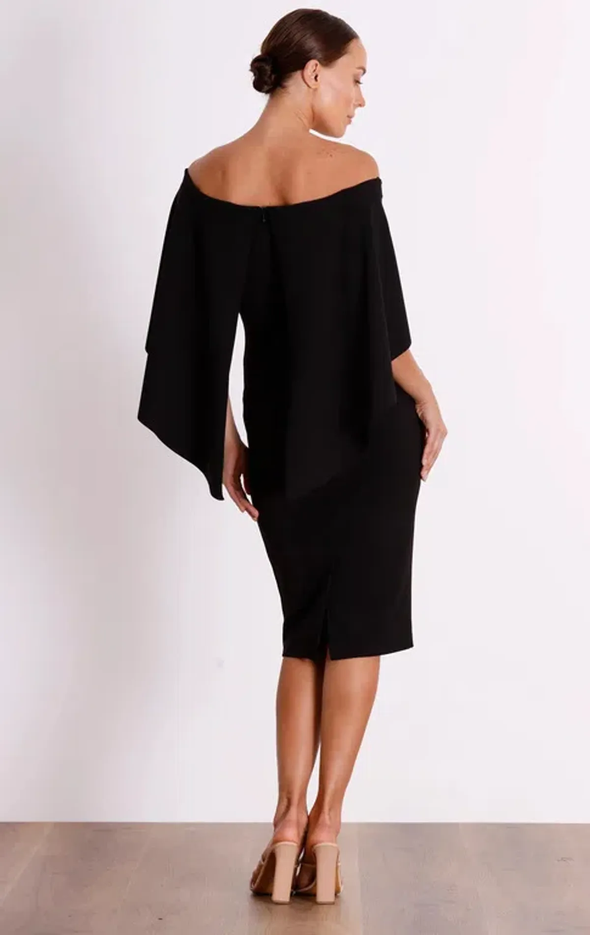 Pasduchas Composure Midi Dress Black Size AU 16 - Image 3