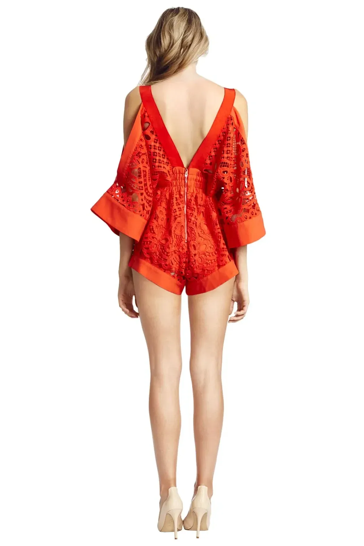 Alice McCall Keep Me Going Playsuit Red Size 8 - Image 2
