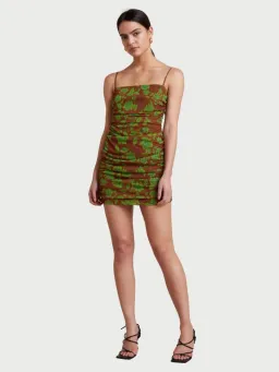 BEC & BRIDGE PRINT BLOSSOM MINI DRESS - SIZE 10 AU/6 US (RRP $280) for rent on The Volte - image 1