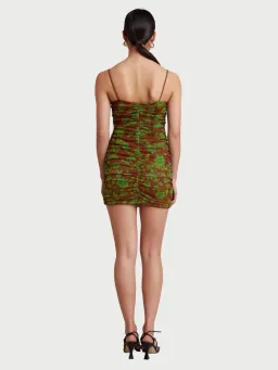 BEC & BRIDGE PRINT BLOSSOM MINI DRESS - SIZE 10 AU/6 US (RRP $280) for rent on The Volte - image 3