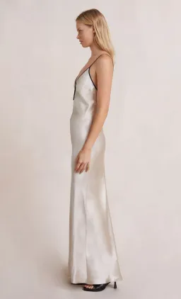 BEC & BRIDGE SAND KARA KEYHOLE DRESS - SIZE 10 AU/6 US (RRP $280) for rent on The Volte - image 2