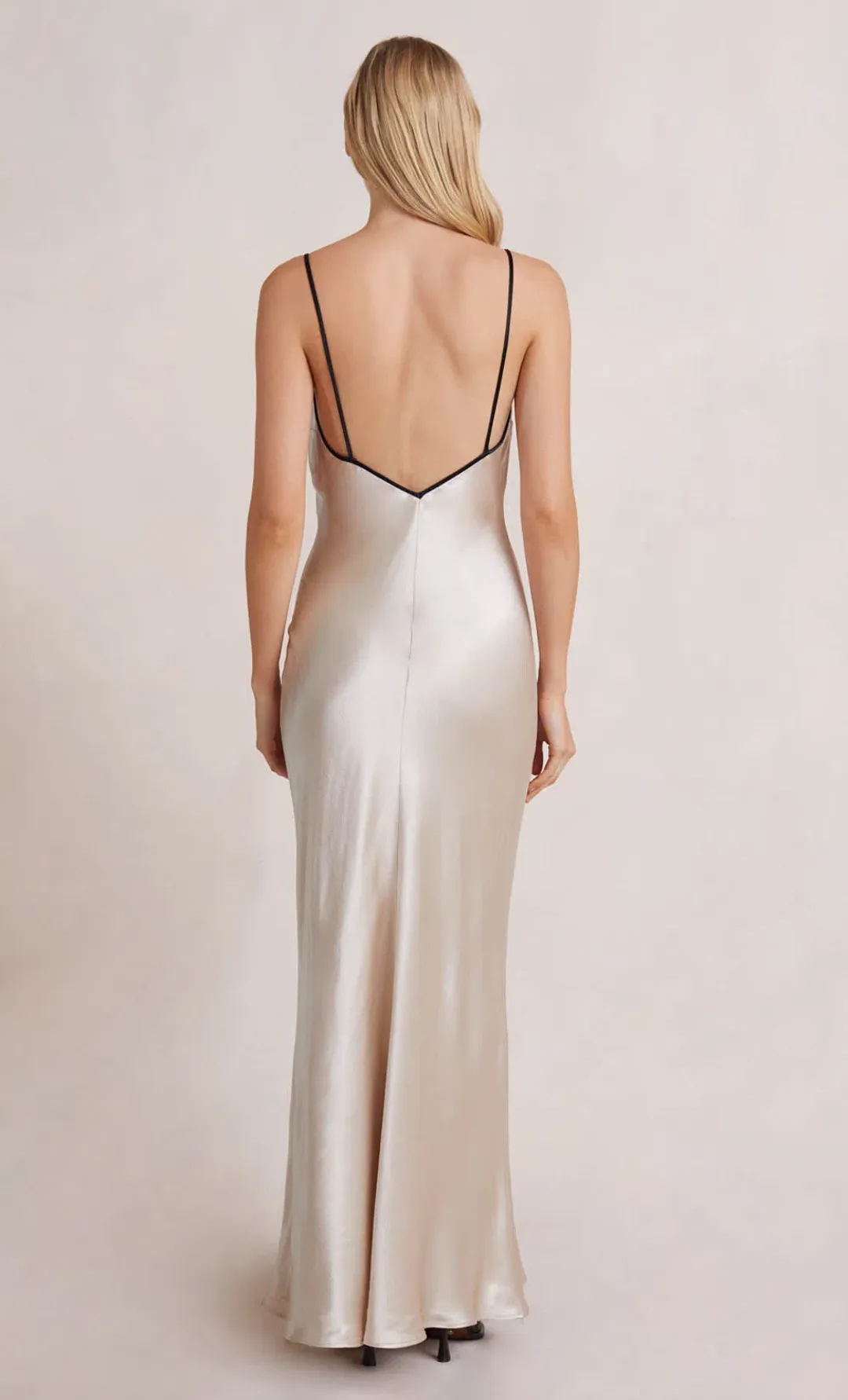 BEC & BRIDGE SAND KARA KEYHOLE DRESS - SIZE 10 AU/6 US (RRP $280) for rent on The Volte - main image