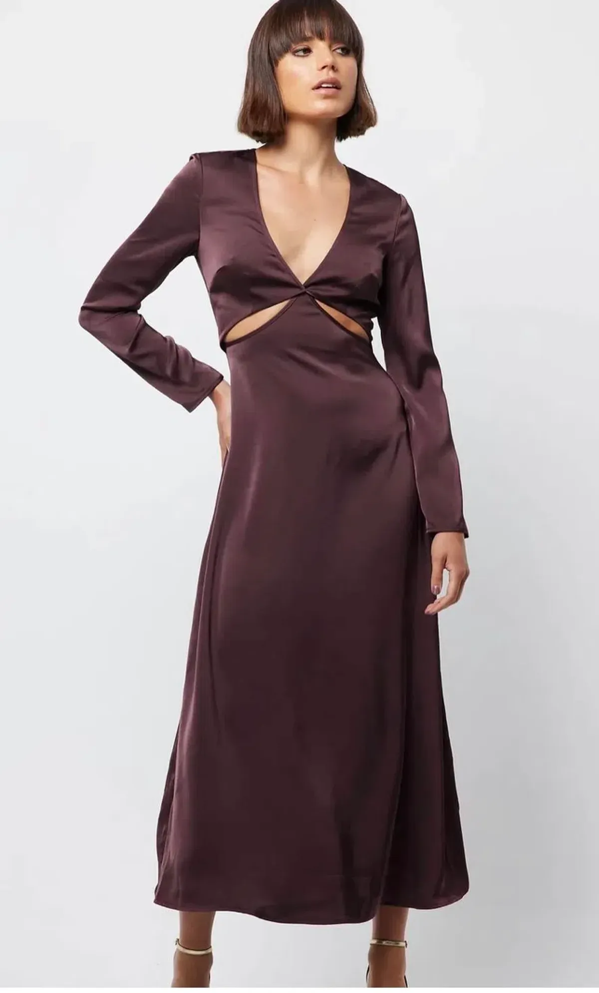 Mossman The Colossal Midi Dress in Purple Size S / Au 8 - Image 1