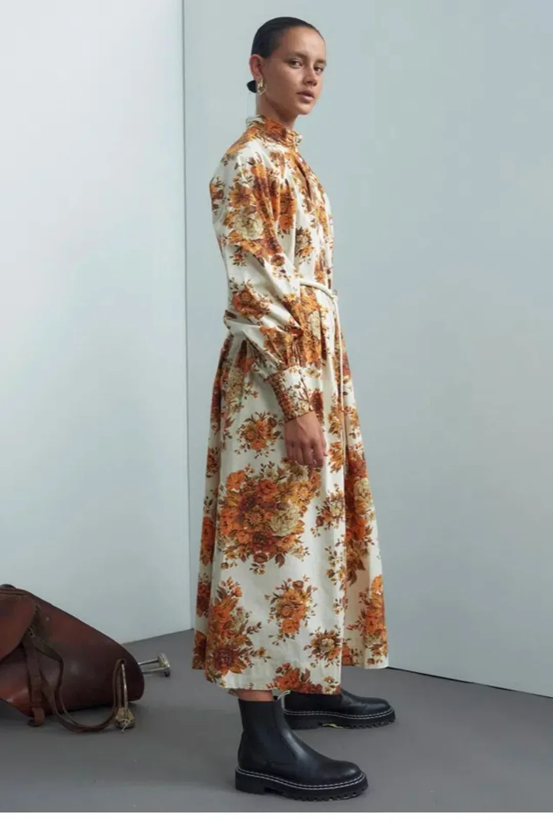 Alemais Derby Shirt Dress Floral Size 6 for rent on The Volte - main image