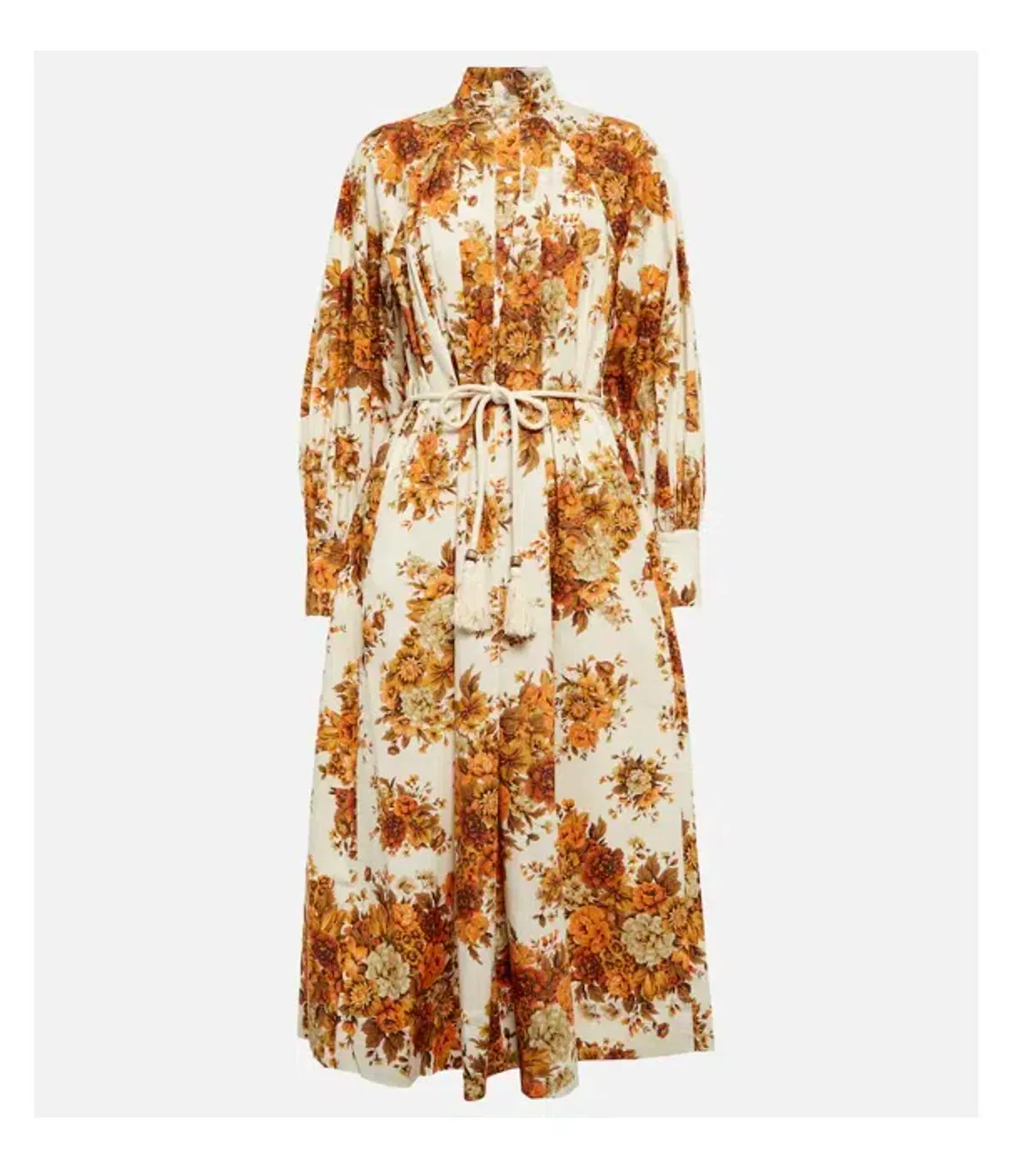 Alemais Derby Shirt Dress Floral Size 6 - Image 4