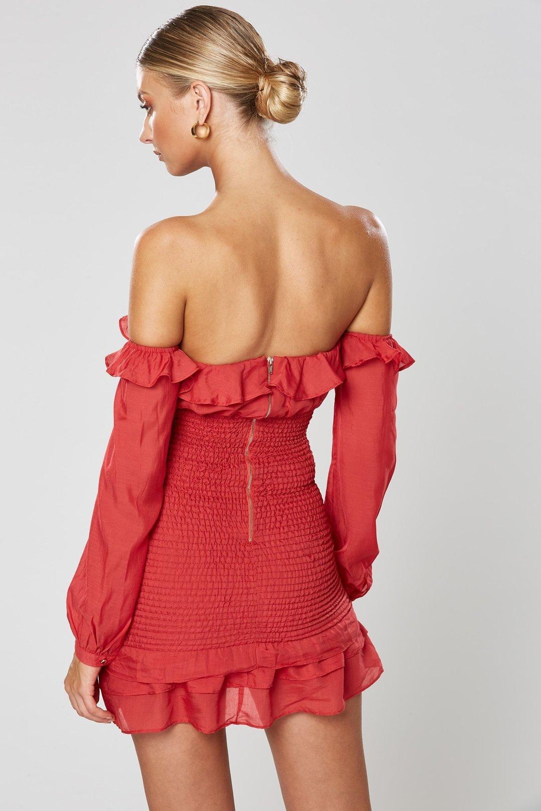 WINONA - HALO DRESS RED SZ 6 for rent on The Volte - main image