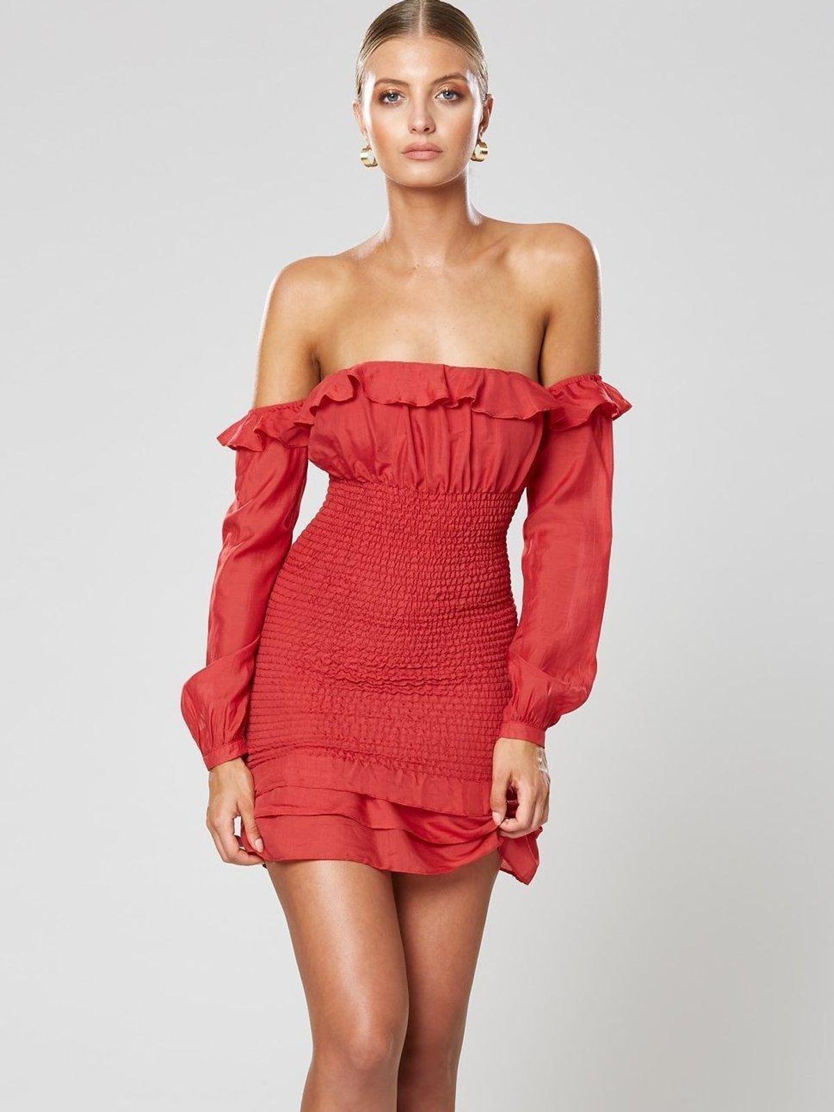 WINONA - HALO DRESS RED SZ 6 for rent on The Volte - main image