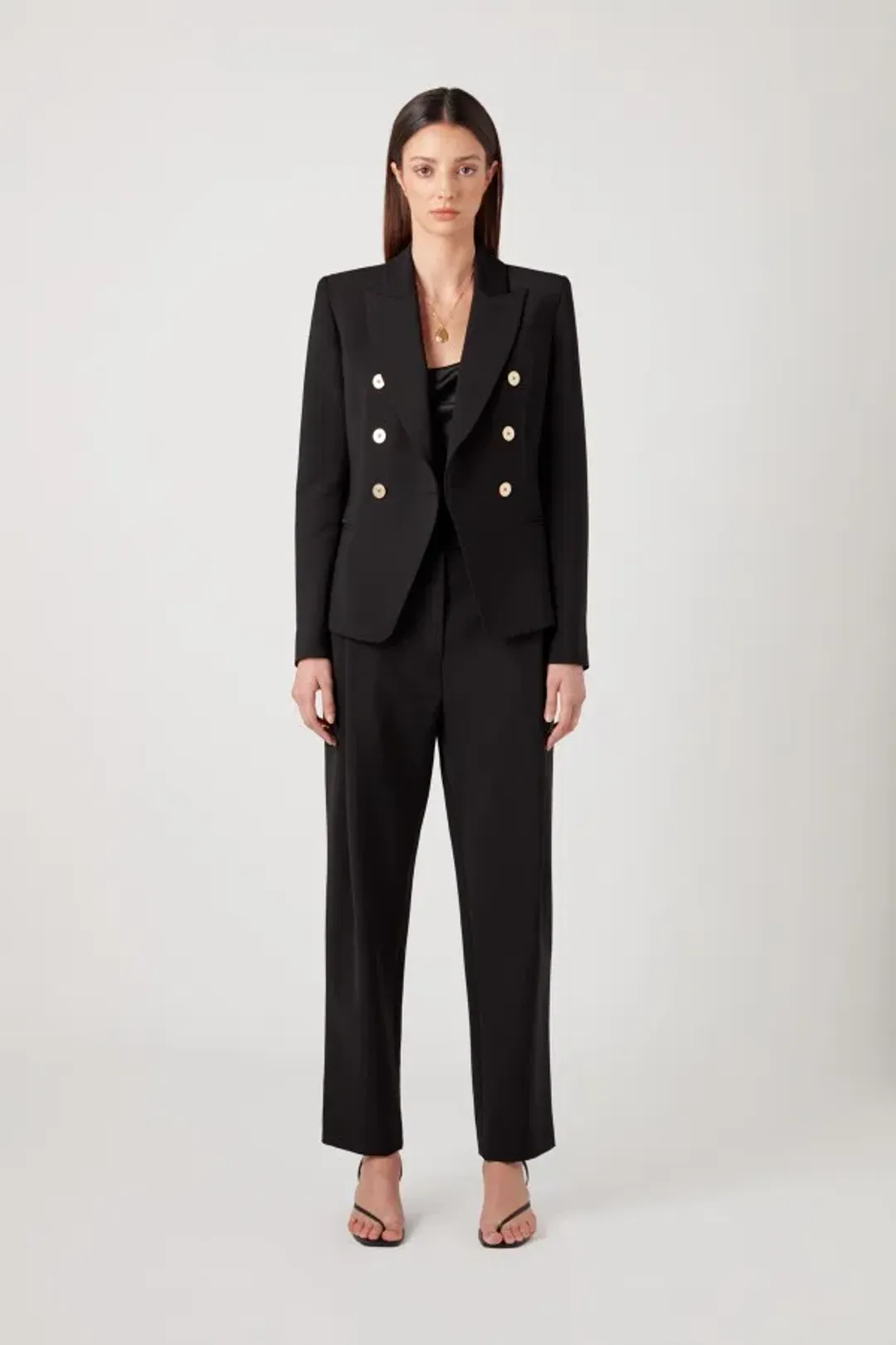 Camilla and Marc Dimmer Jacket Black Size 6 for rent on The Volte - main image