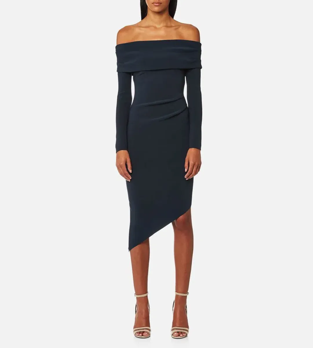 Bec & Bridge Florence Long Sleeve Navy Dress Size 8 for rent on The Volte - main image
