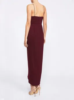 Shona Joy Core Cocktail Dress Burgundy Size 8 for rent on The Volte - image 3