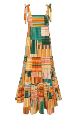 Alemais Sloane Tiered Midi Dress Multi Size 14 for rent on The Volte - image 3