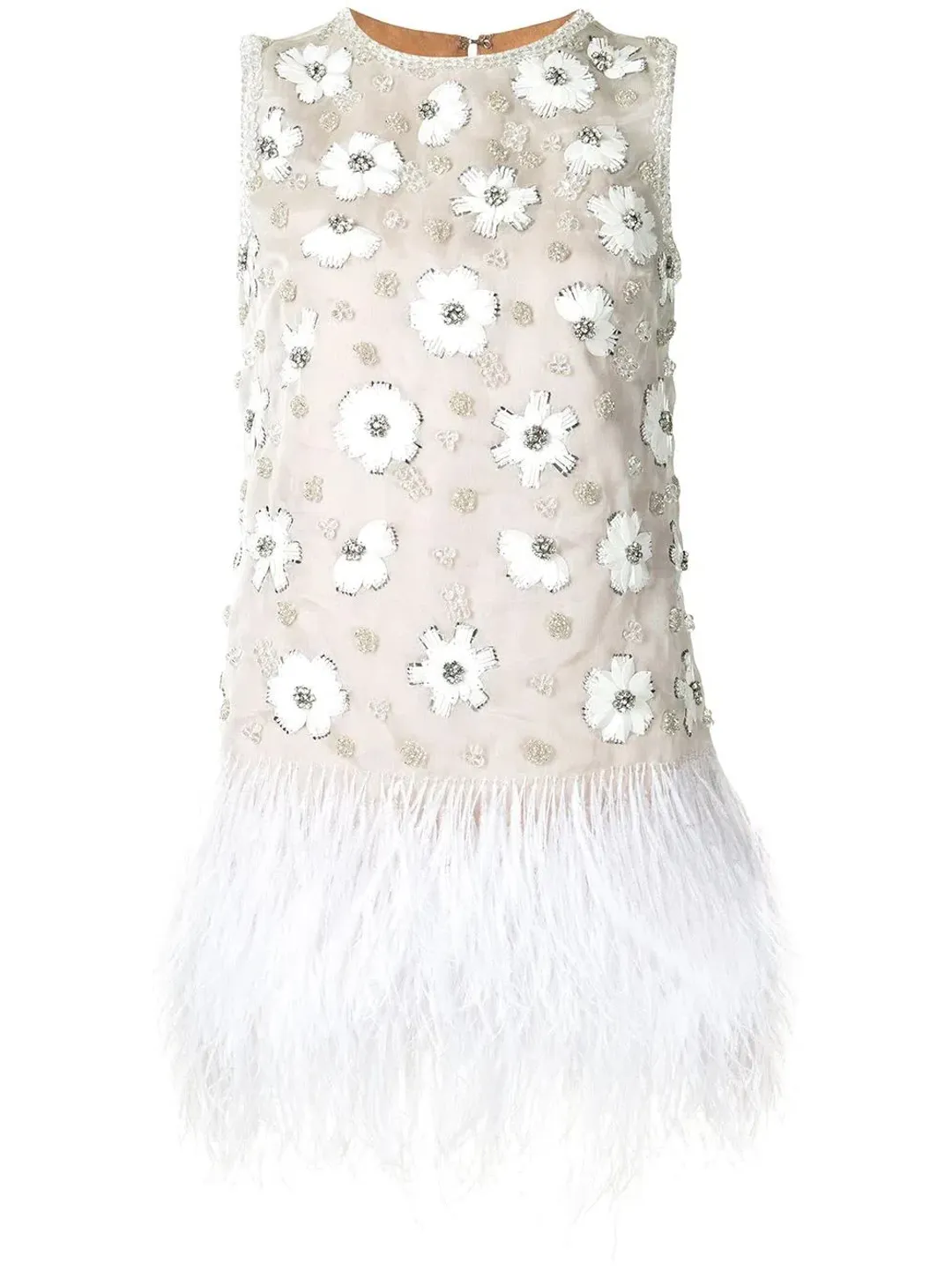 Rachel Gilbert Mave Floral Embroidered Mini Dress White Size 0/AU 6 for rent on The Volte - main image