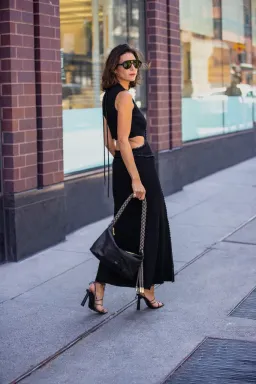 Aje Arp Cut Out Knit Midi Dress Black Size XS/Au 6 for rent on The Volte - image 4