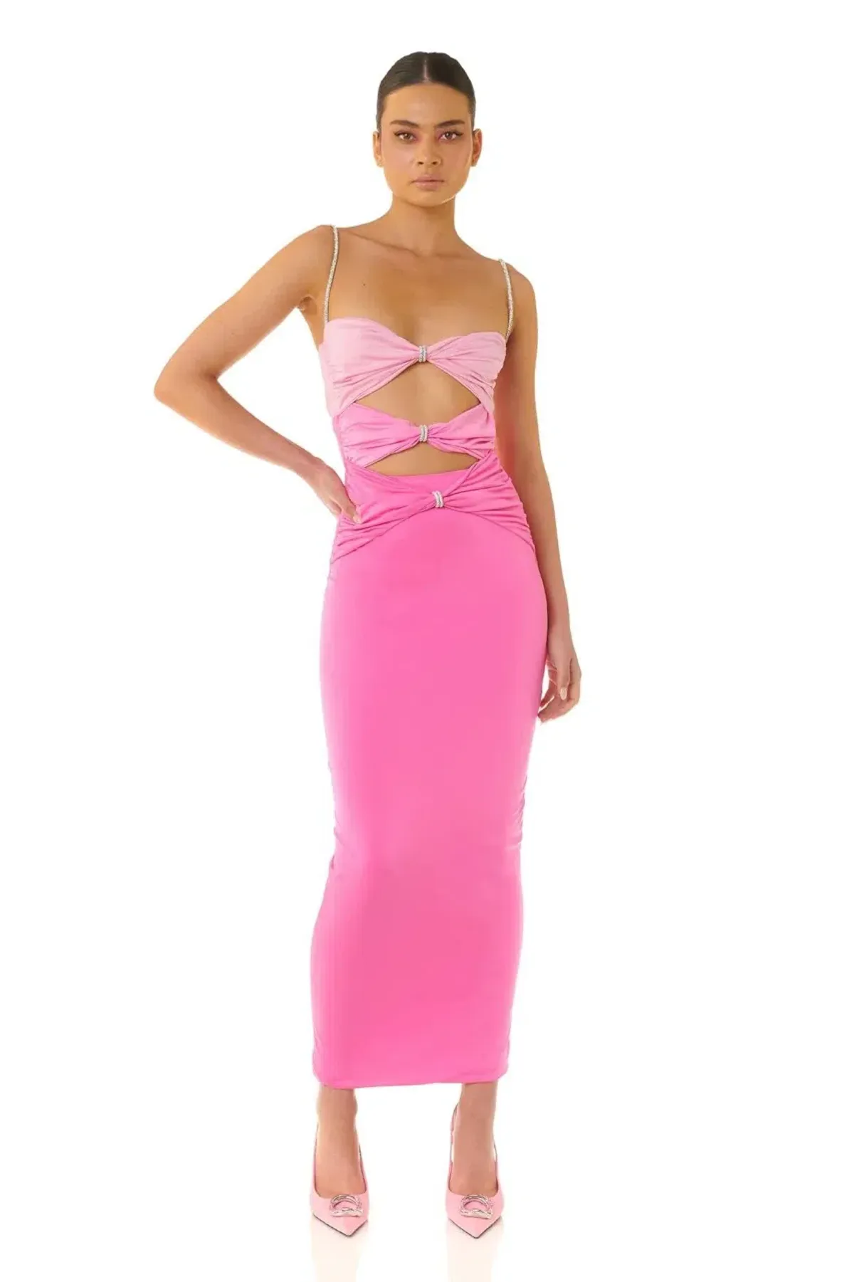 Eliya The Label Zora Dress in Pink Size M / Au 10-12 - Image 1