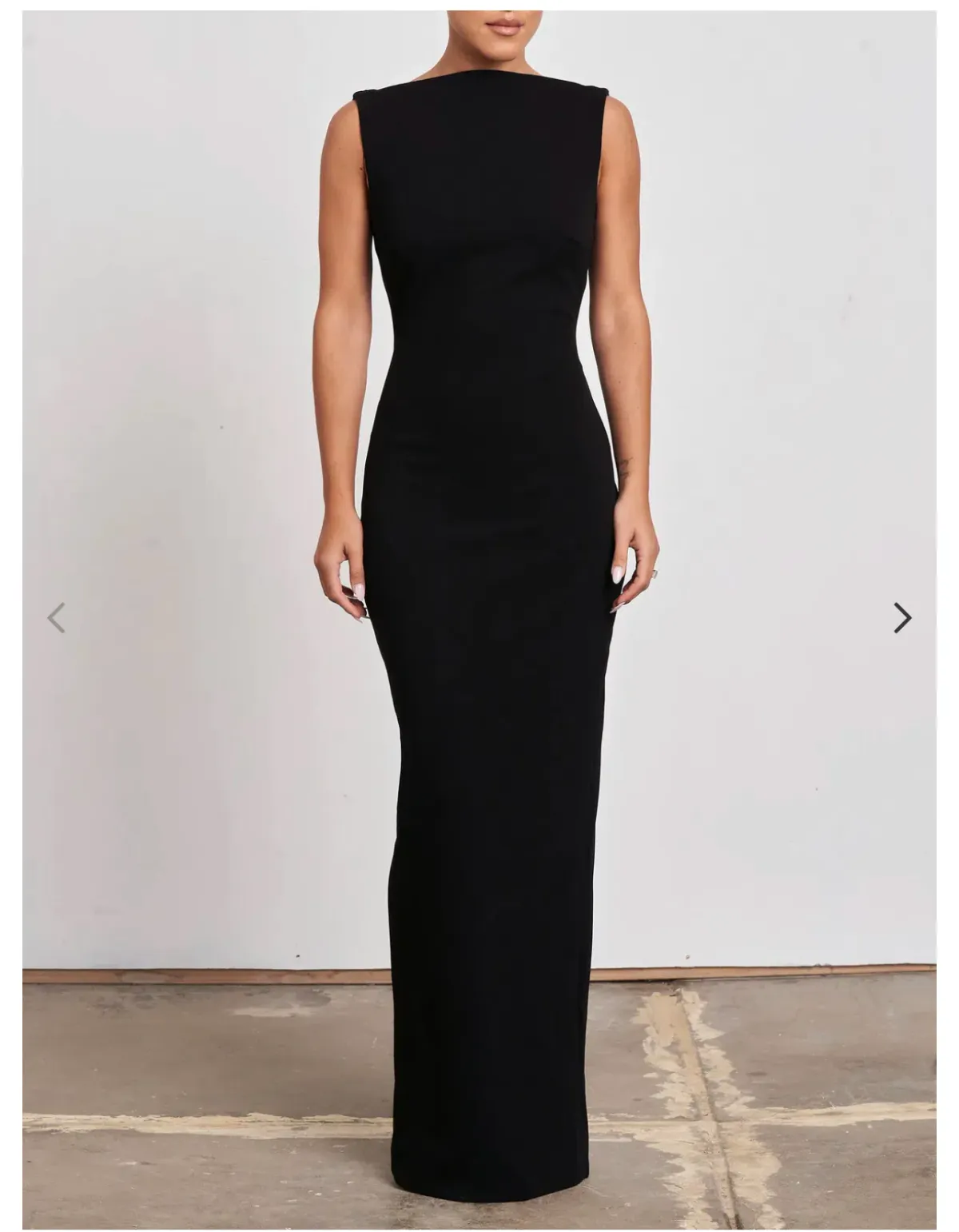 Effie Kats Verona Backless Gown Black Size AU 10 - Image 1