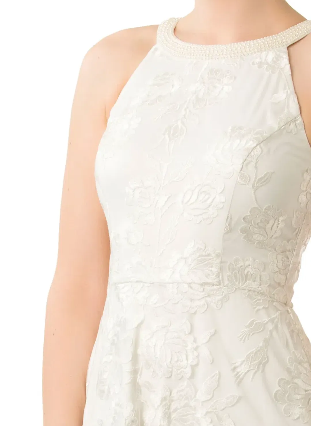 Review Diamonds Are Forever Dress White Size AU 8 for rent on The Volte - main image