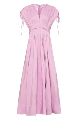 Aje Cosmos Midi Dress Pink Size L / AU 12 for rent on The Volte - image 5