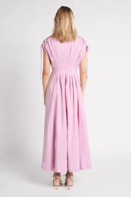 Aje Cosmos Midi Dress Pink Size L / AU 12 for rent on The Volte - image 2