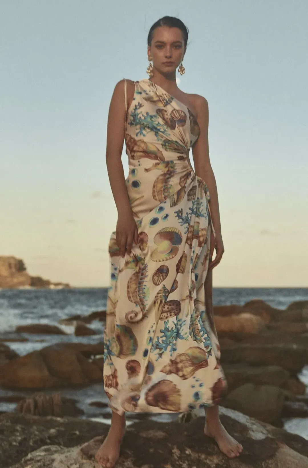 Sonya Moda Nour Maxi Dress Seashell Size 10 / M for rent on The Volte - main image