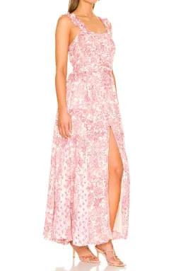 Hemant & Nandita Suki maxi dress pink size 12 for rent on The Volte - image 2