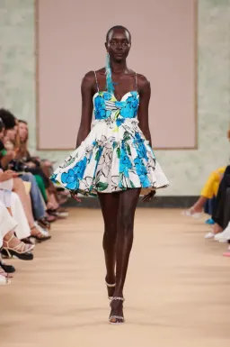 Aje Maya Tiered Mini Dress Cool Camellia Size AU 4 for rent on The Volte - image 1