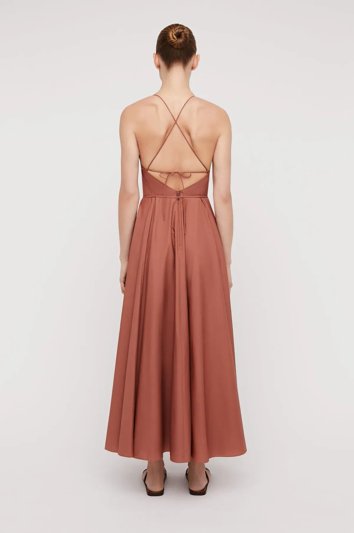 Scanlan Theodore Parachute Ankle Length Dress Sienna Size 10 - Image 3